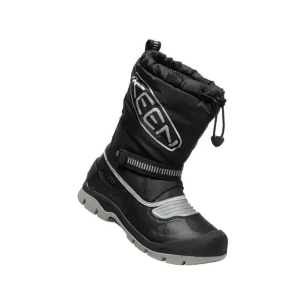 KEEN Kids Black and Gray Snow Boots